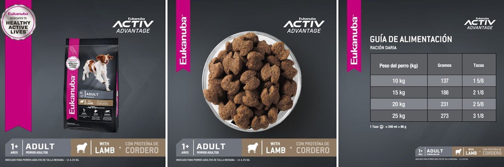 EUKANUBA ADULTO MEDIUM LAMB X 15KG