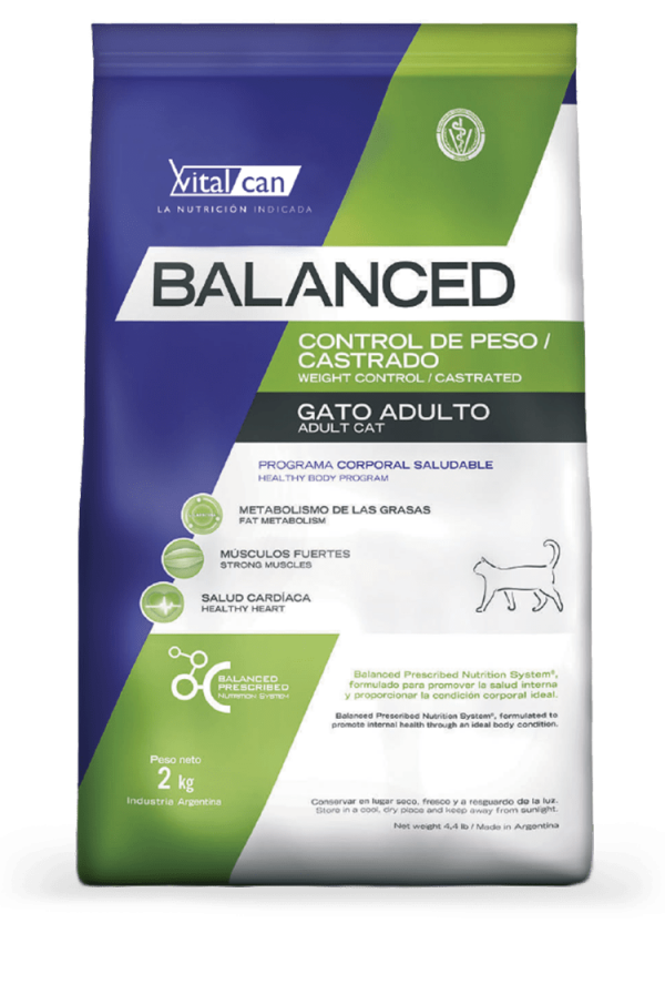 BALANCED GATO CASTRADO CONTROL PESO X 2KG