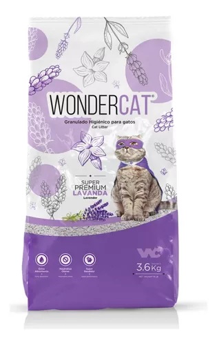 PIEDRAS SANITARIAS WONDERCAT LAVANDA X 3.6KG