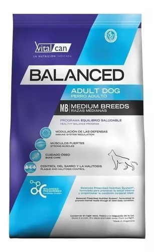 BALANCED ADULTO RAZA MEDIANA X 20KG