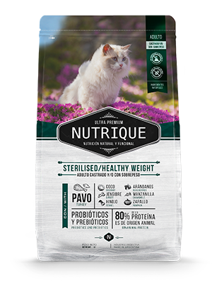 NUTRIQUE CAT STERILISED HEALTHY WEIGHT X 2KG