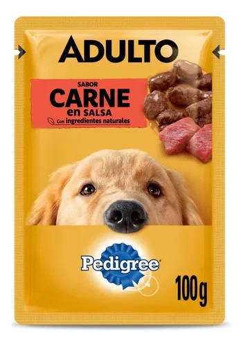 POUCH PEDIGREE ADULTO CARNE X 100G