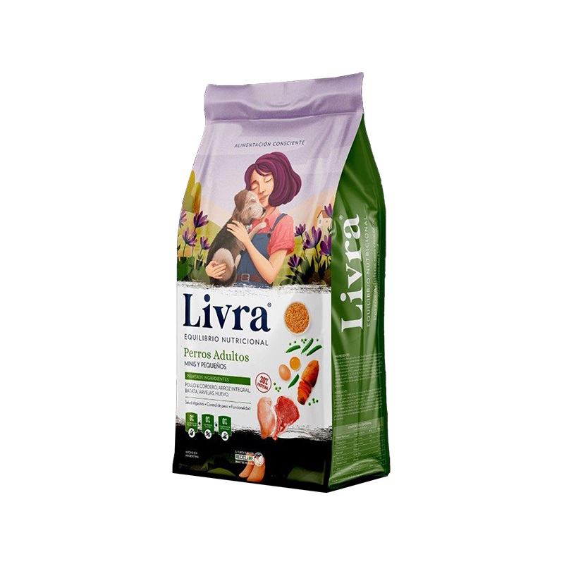 LIVRA PERROS ADULTOS MINIS Y PEQUEÑOS 3KG