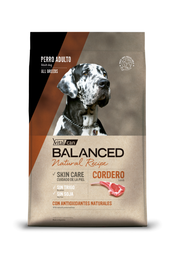 BALANCED PERRO RECIPE CORDERO X 3KG