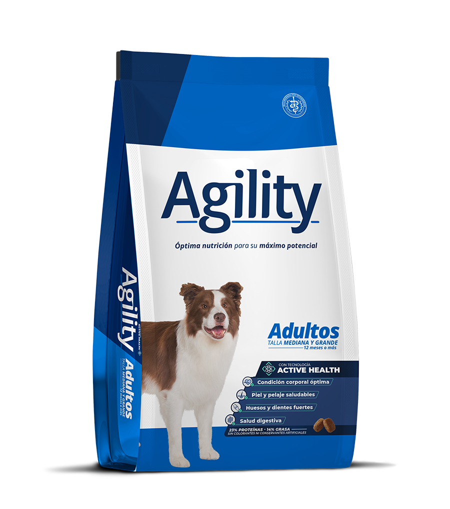 AGILITY PERRO ADULTO RAZA MEDIANA Y GRANDEX 15KG