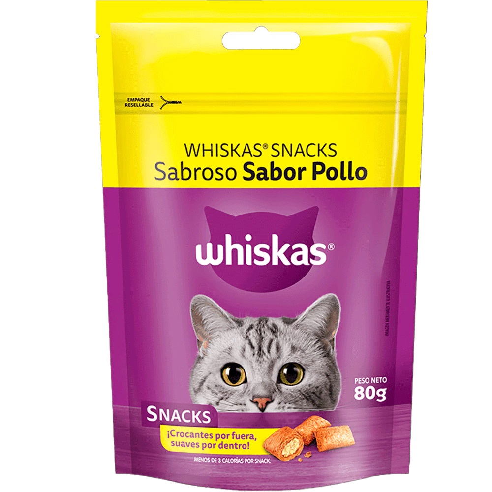 WHISKAS SNACK POLLO X 80G