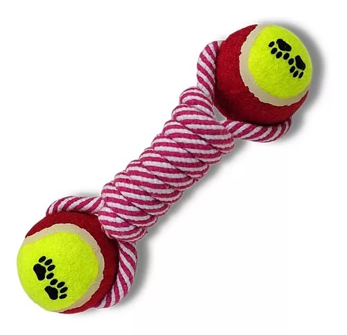 SOGA CON PELOTA DE TENIS 22CM PET COMB 110552