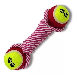 SOGA CON PELOTA DE TENIS 22CM PET COMB 110552